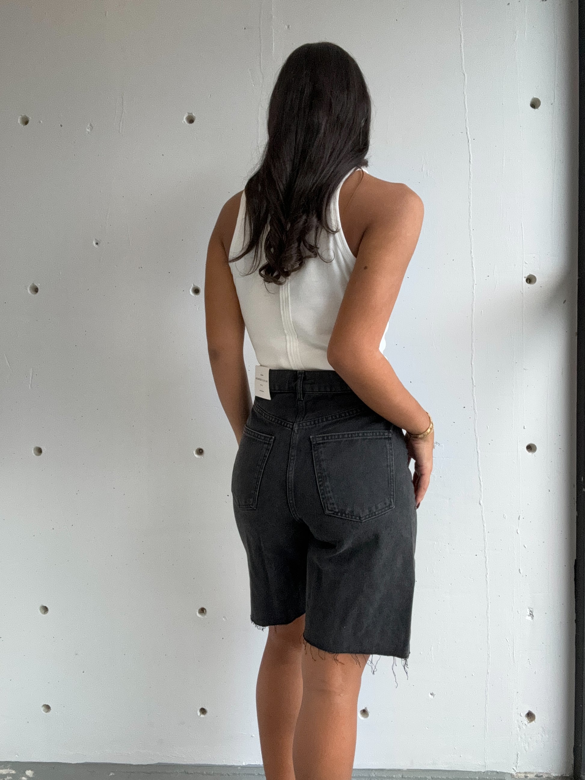 black bermudas short - Morena Lucía