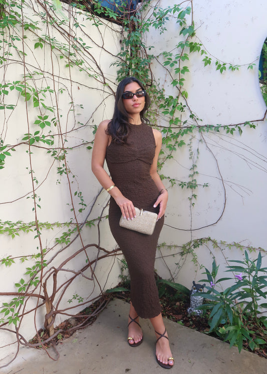 lara open back dress