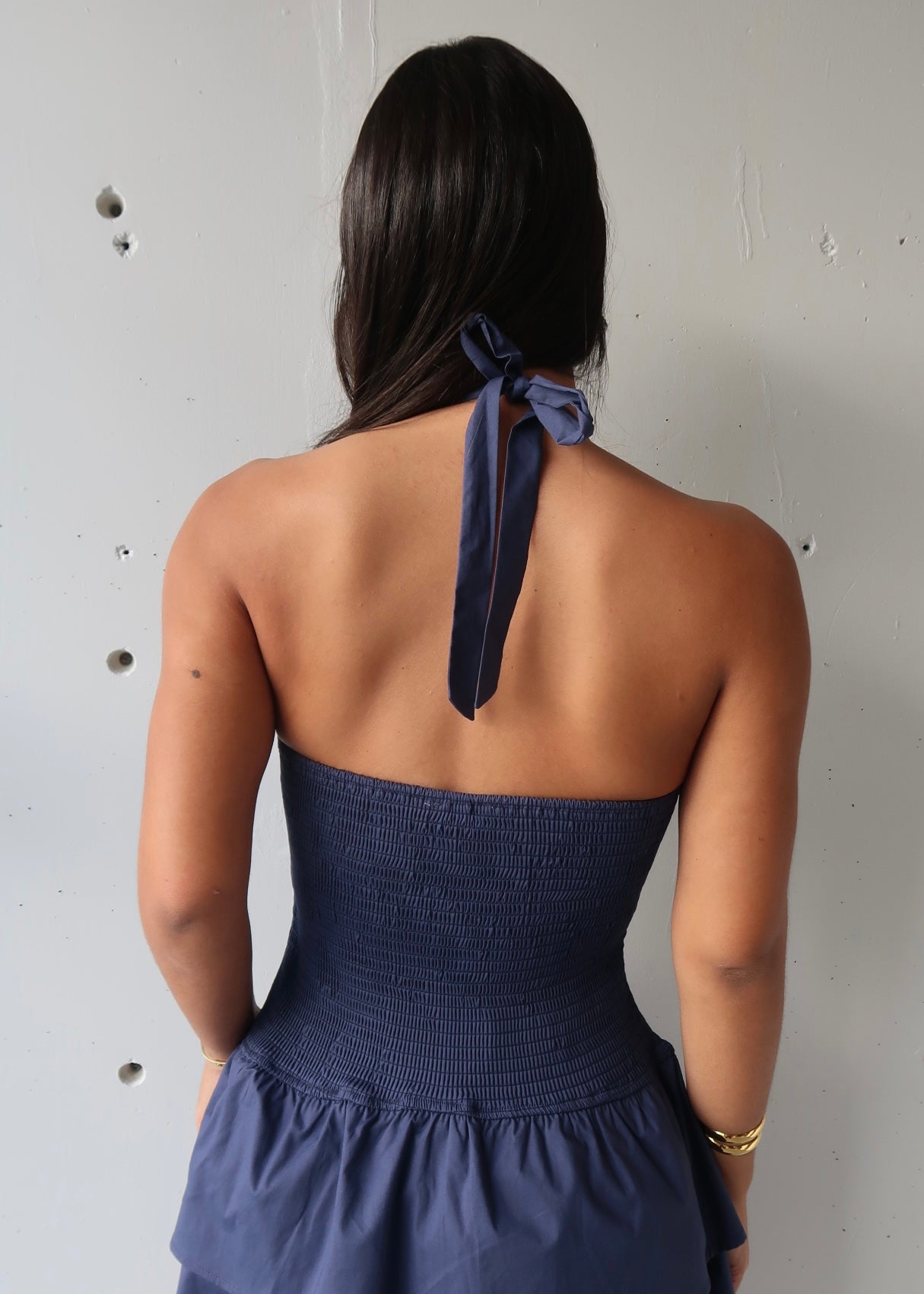 Angele Ruffle Mini Dress - Morena Lucía