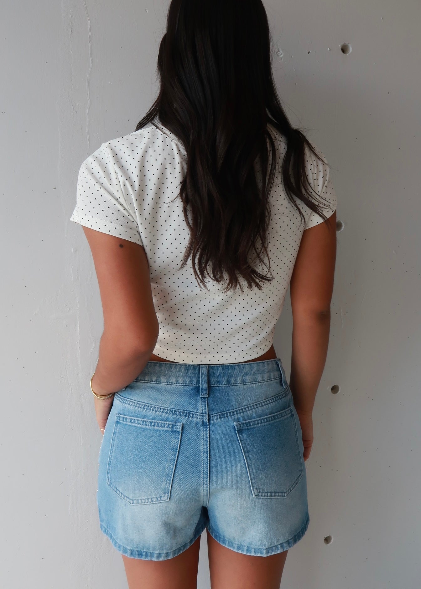 Brielle Polka Dot T-Shirt - Morena Lucía