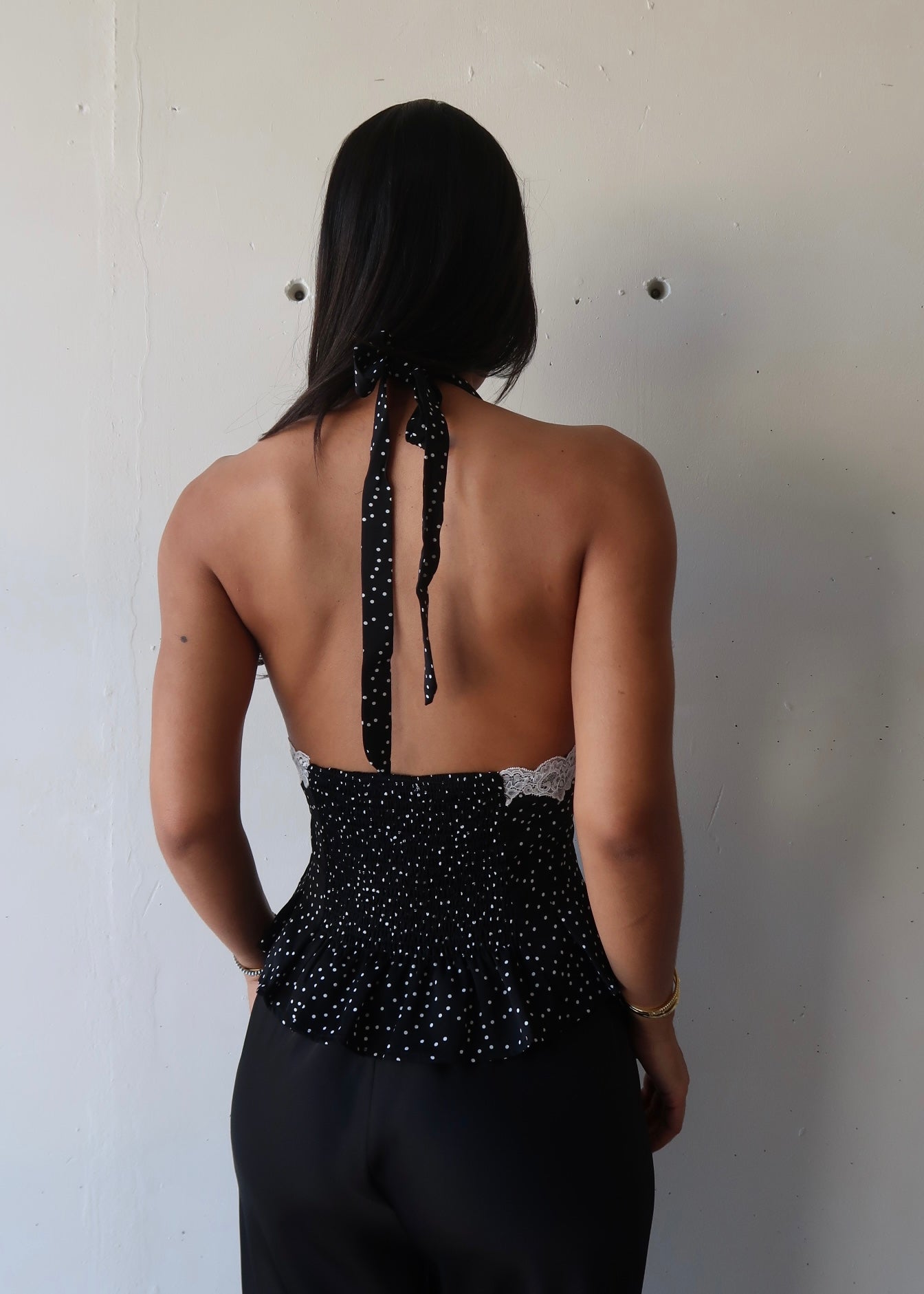 Valentina Polka Dot Top