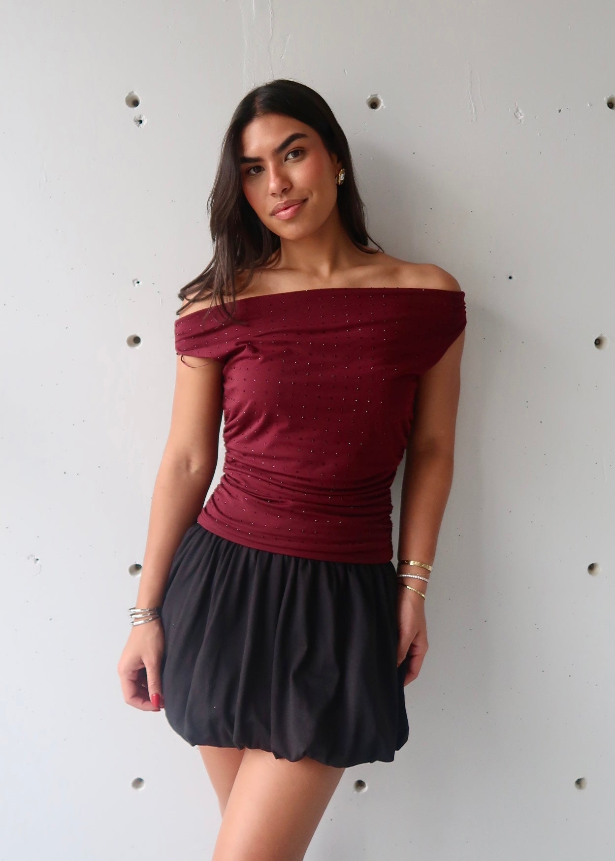 Maeve Rhinestone Top