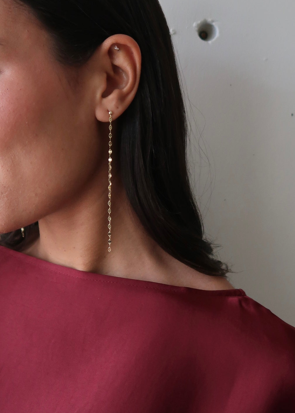 Lumi Long Earrings - Gold