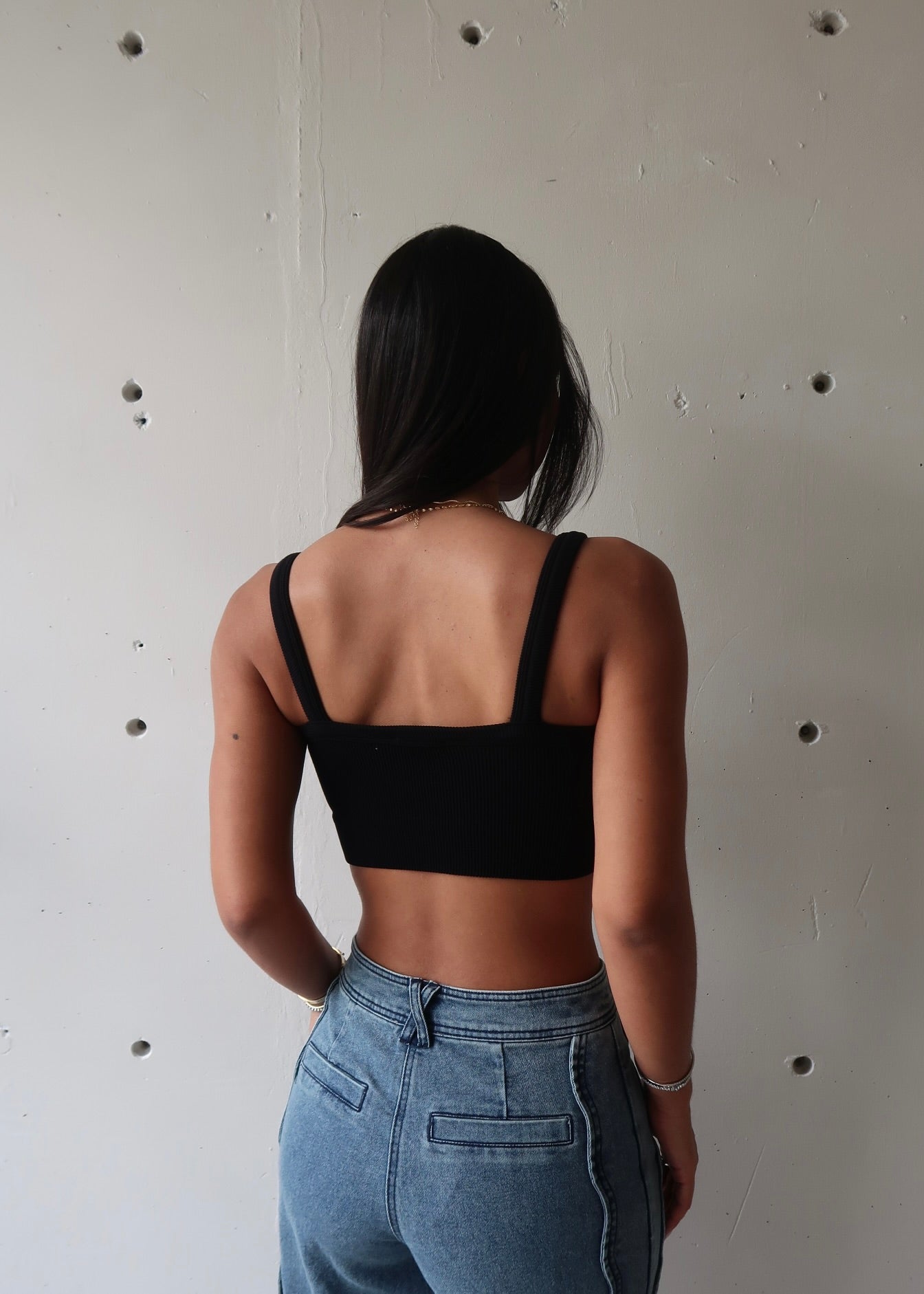 Basic Crop Top - Black