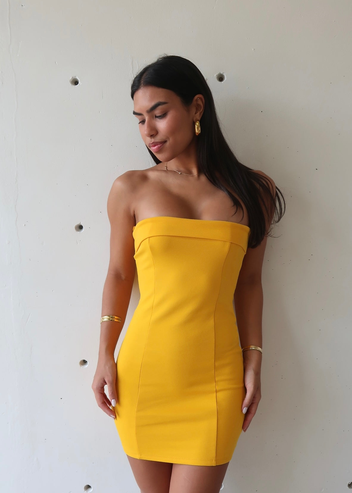 Mustard Dress