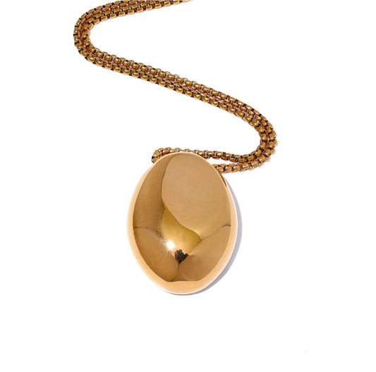 canes necklace - gold & silver