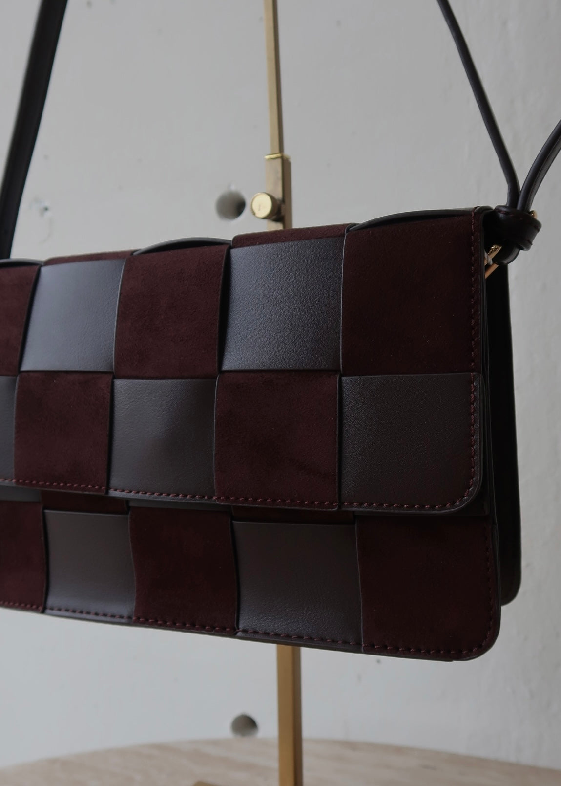Vellora Leather & Suede Crossbody