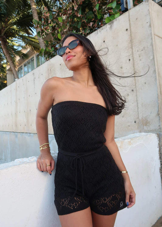 lara crochet romper