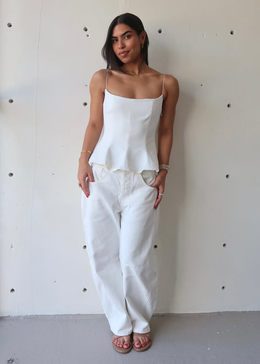 Valencia Peplum Top - Morena Lucía