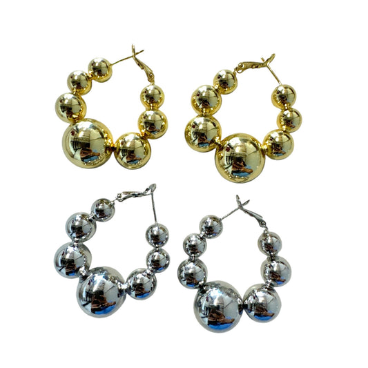 bubble earrings