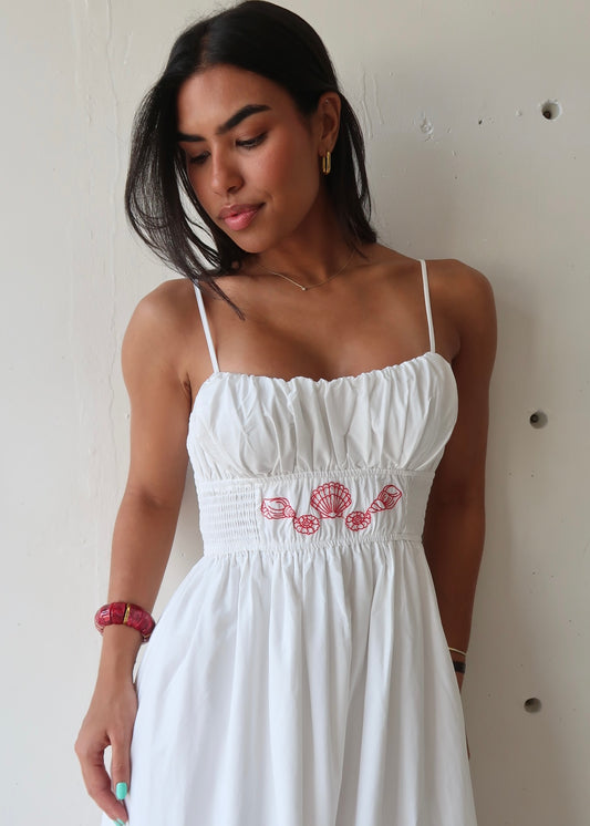 Maris Embroidered Dress