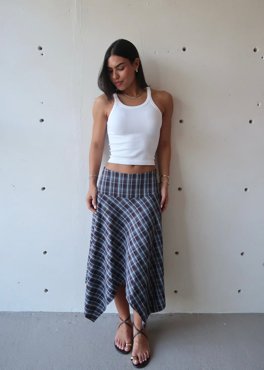 Azura Checkered Skirt