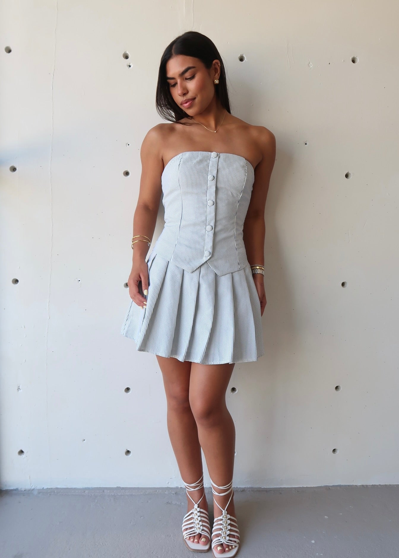 Nivara Stripes Dress - Morena Lucía