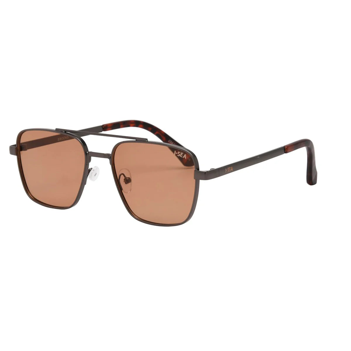 Brooks Amber/Gunmetal Sunglasses - Morena Lucía