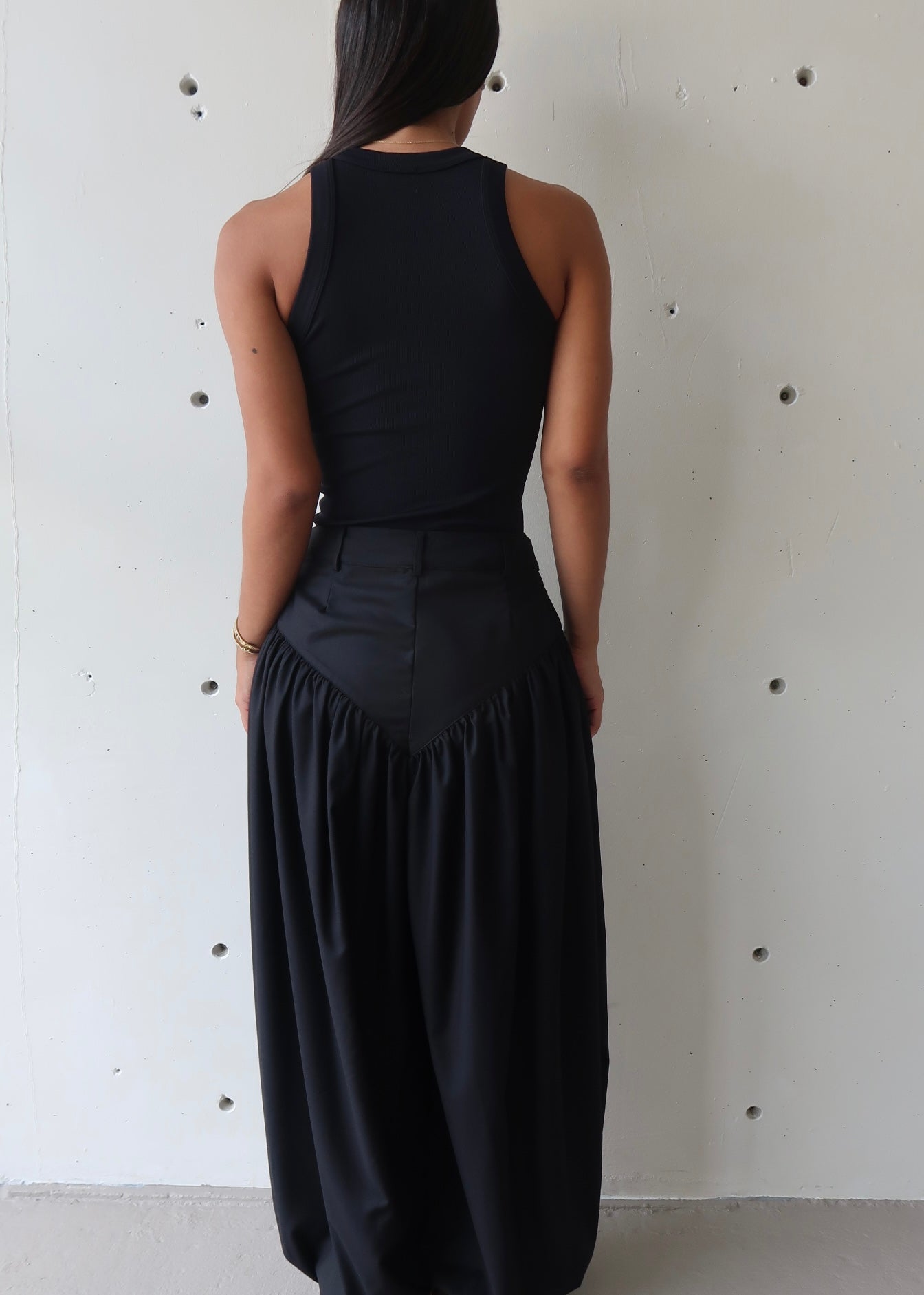 Balloon Black Pant