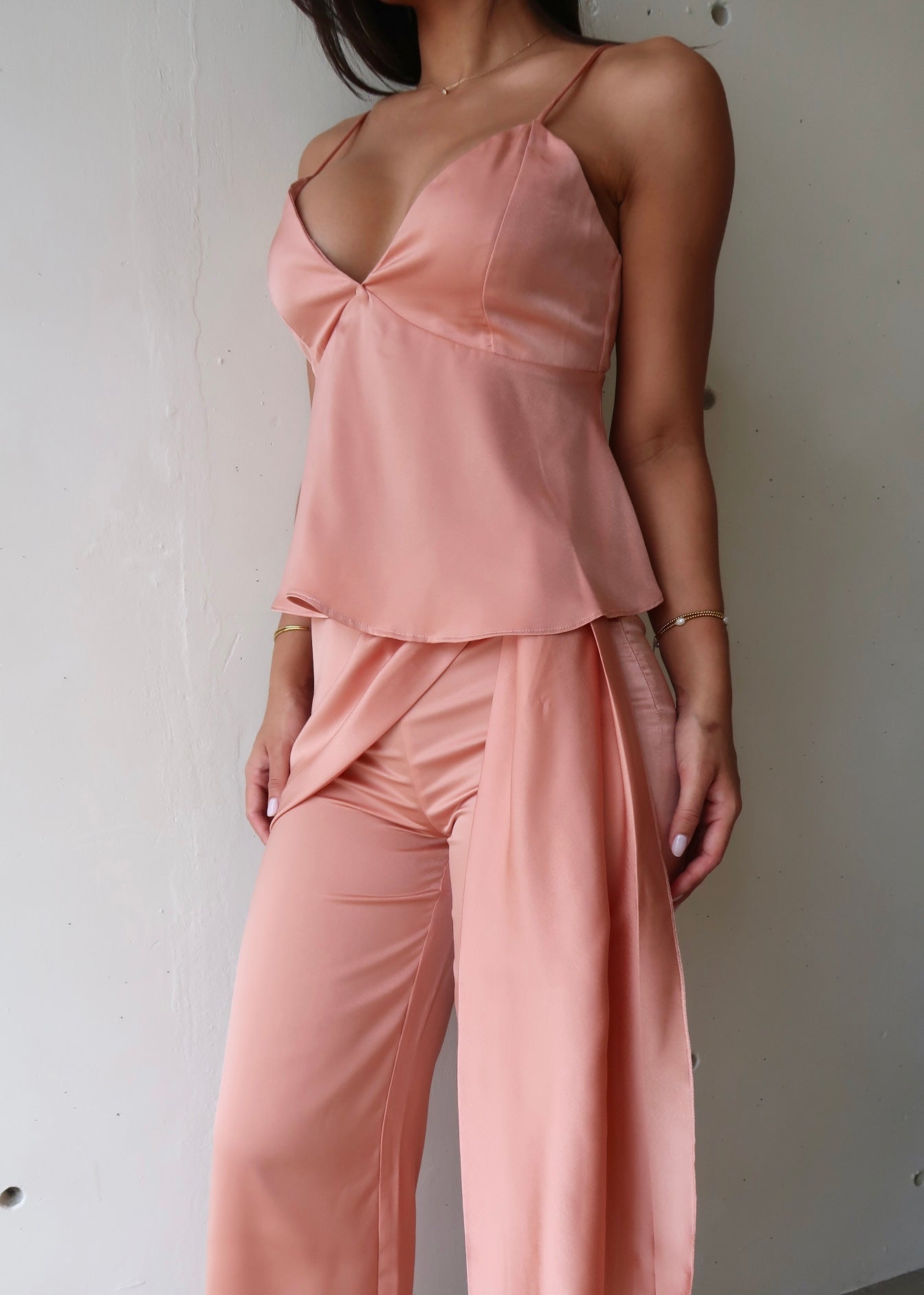 Patty Satin Pant Set