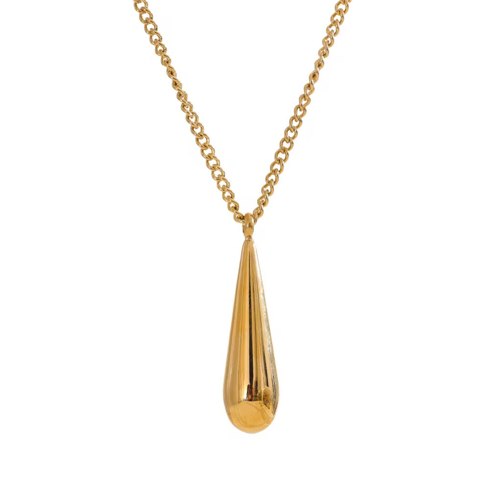 lyra pendant long necklace