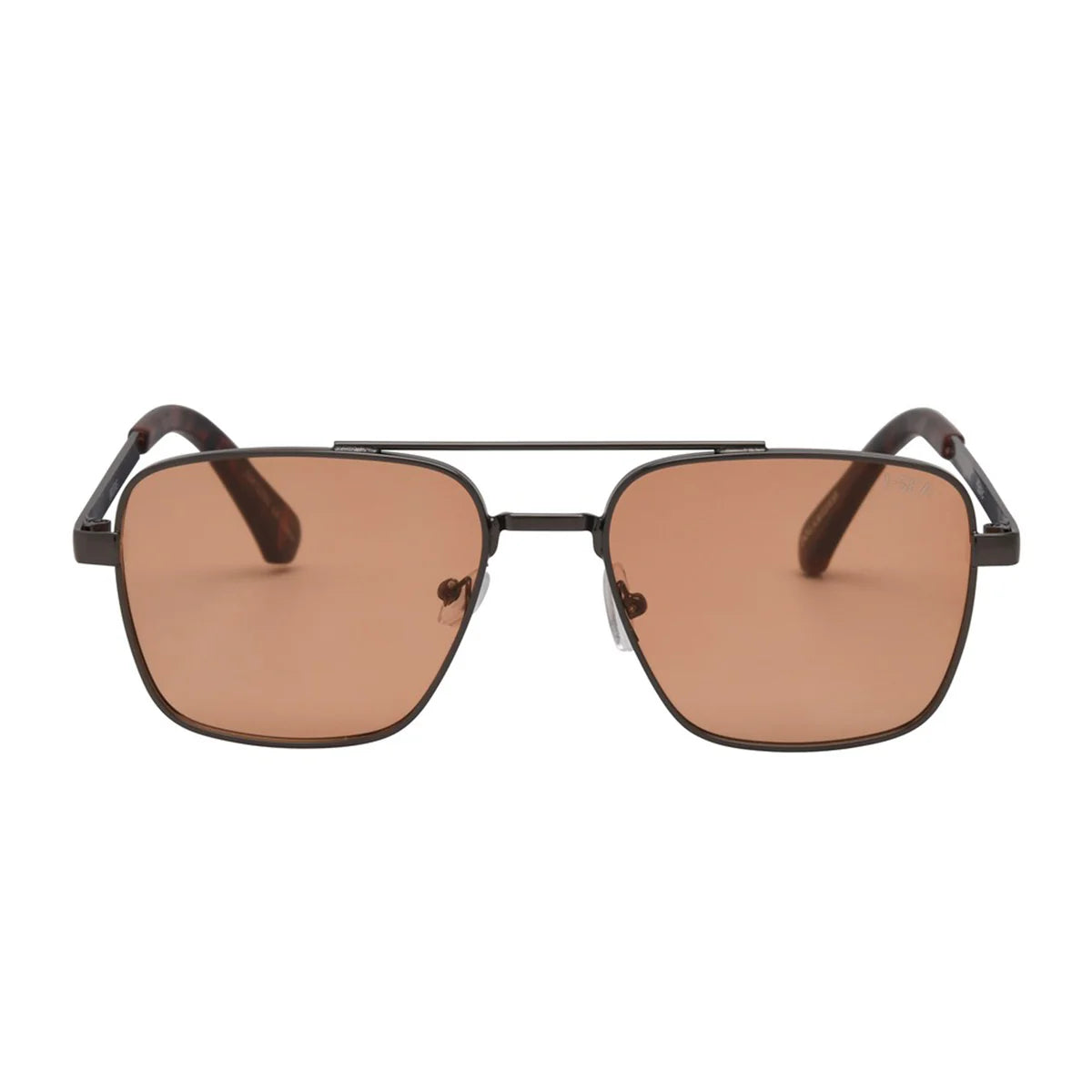 Brooks Amber/Gunmetal Sunglasses - Morena Lucía
