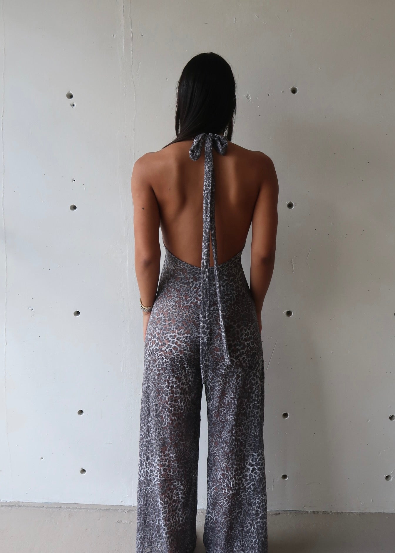 Sheer Lace Jumpsuit