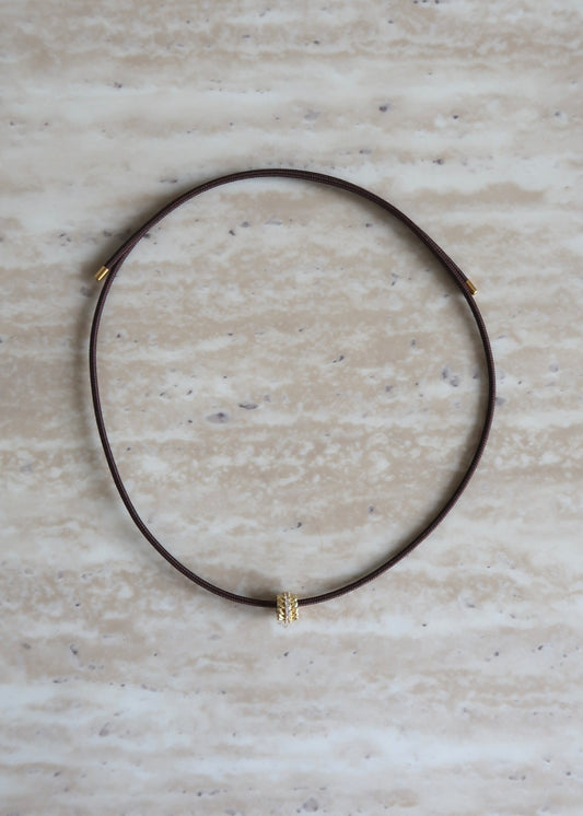 Lú Pave Detail Necklace - Morena Lucía