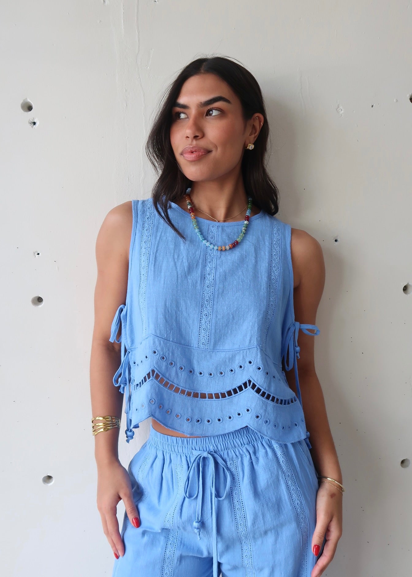 Arabella Embroidered Set - Morena Lucía