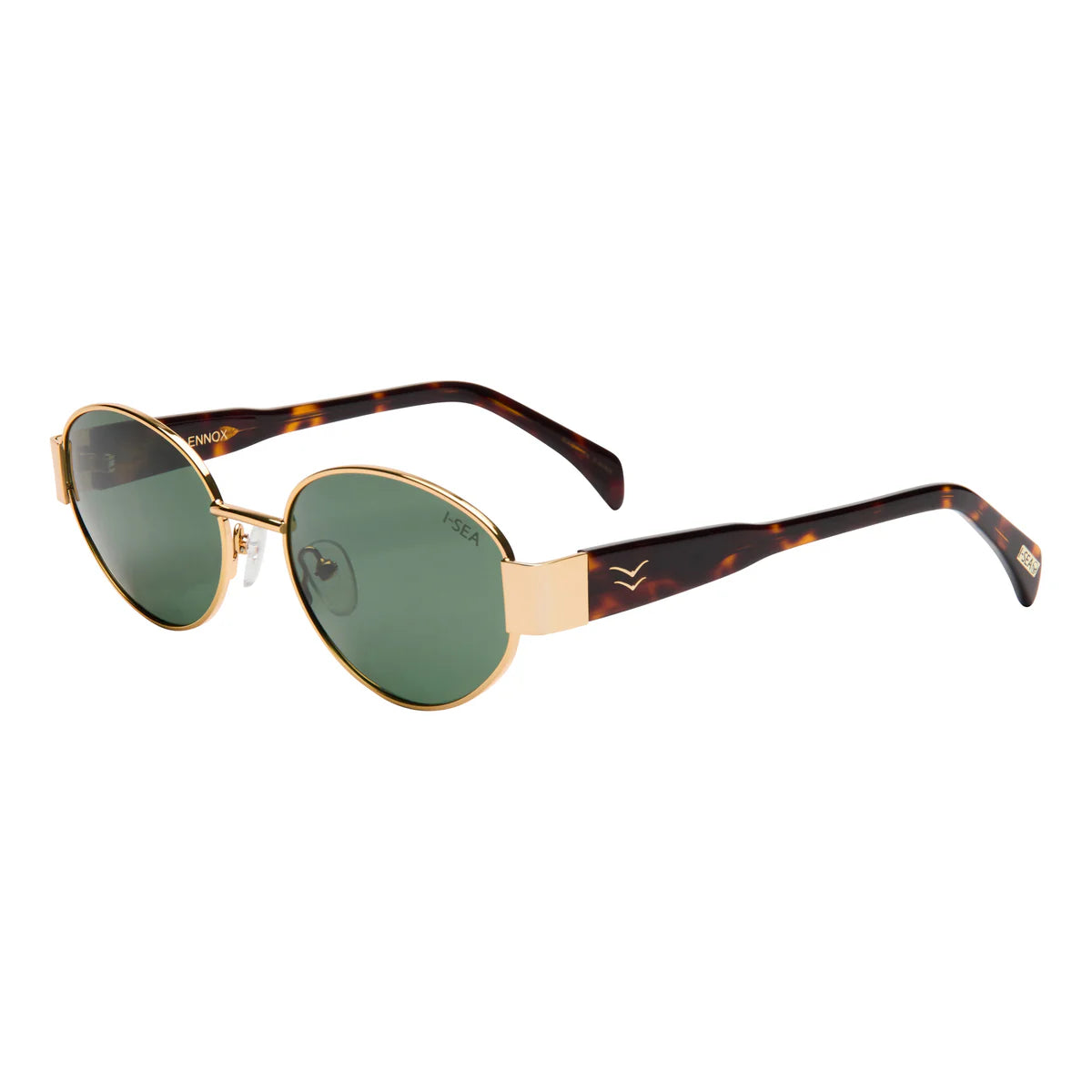 Lennox Gold/Green Sunglasses - Morena Lucía