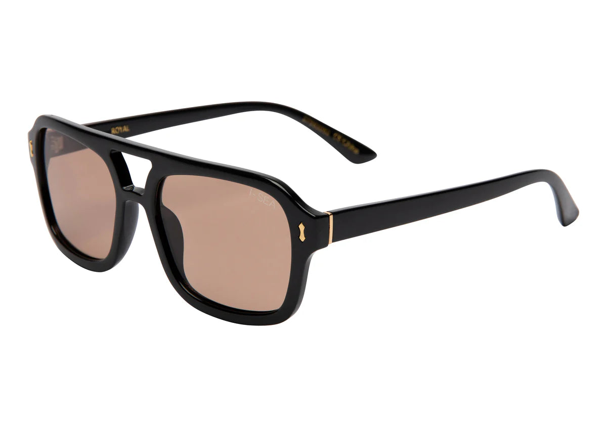 Royal Black/Cocoa Sunglasses - Morena Lucía