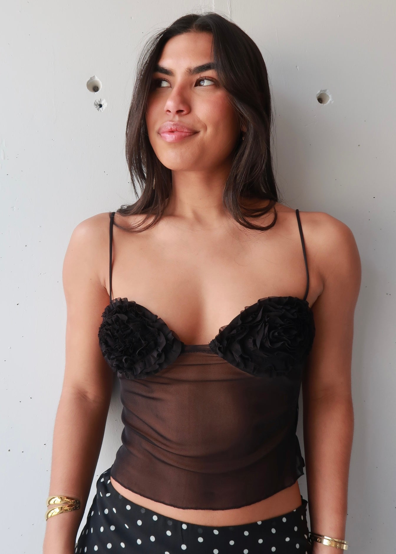 Raquel Mesh Top - Morena Lucía