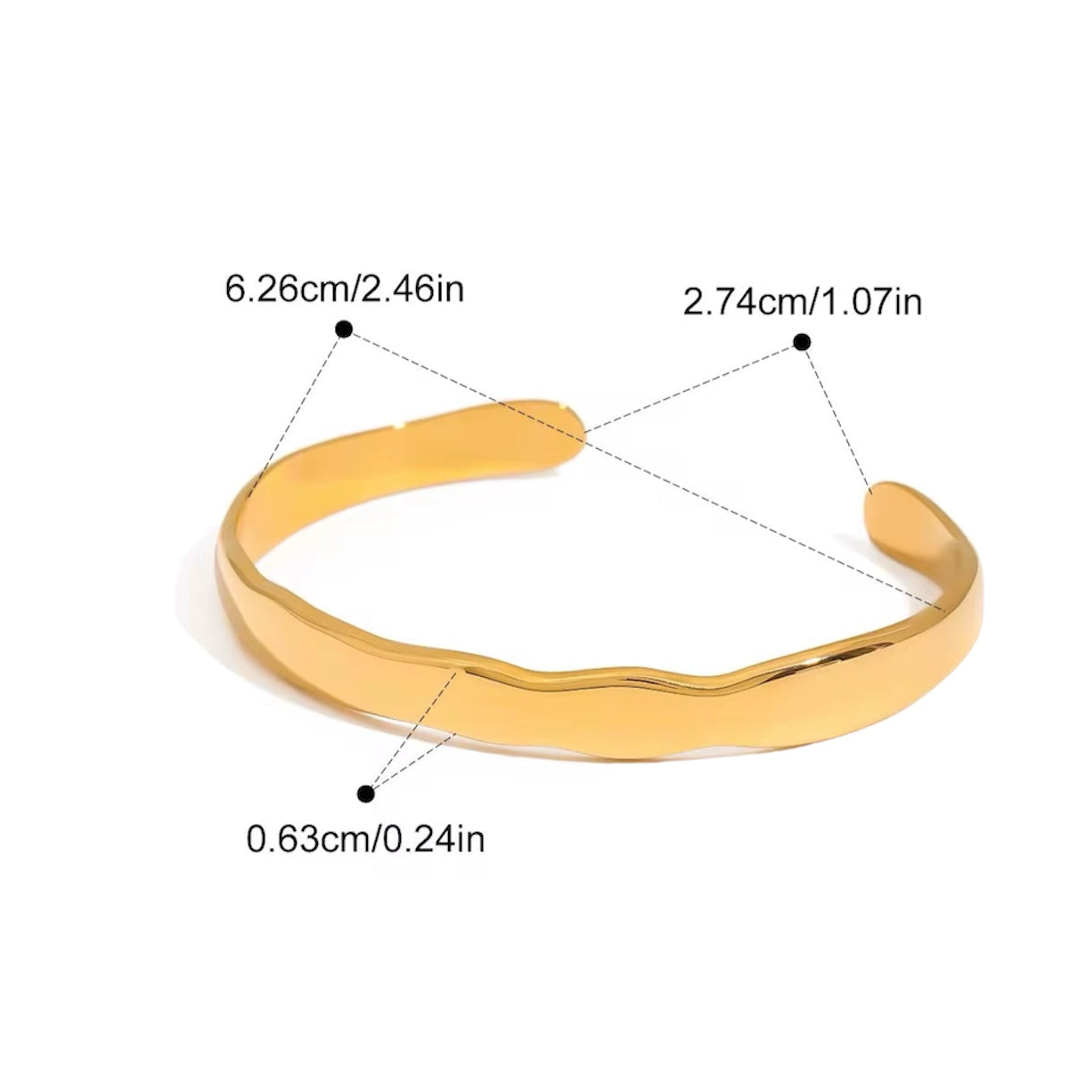 Charlotte Thick Bangle - Morena Lucía