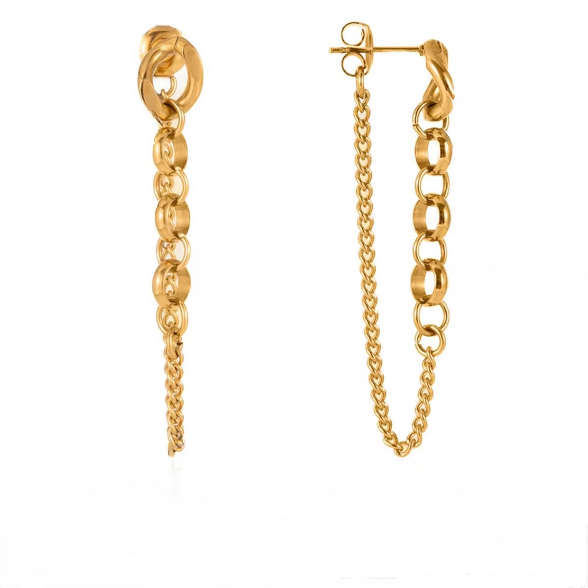Ivana Earrings - Gold - Morena Lucía