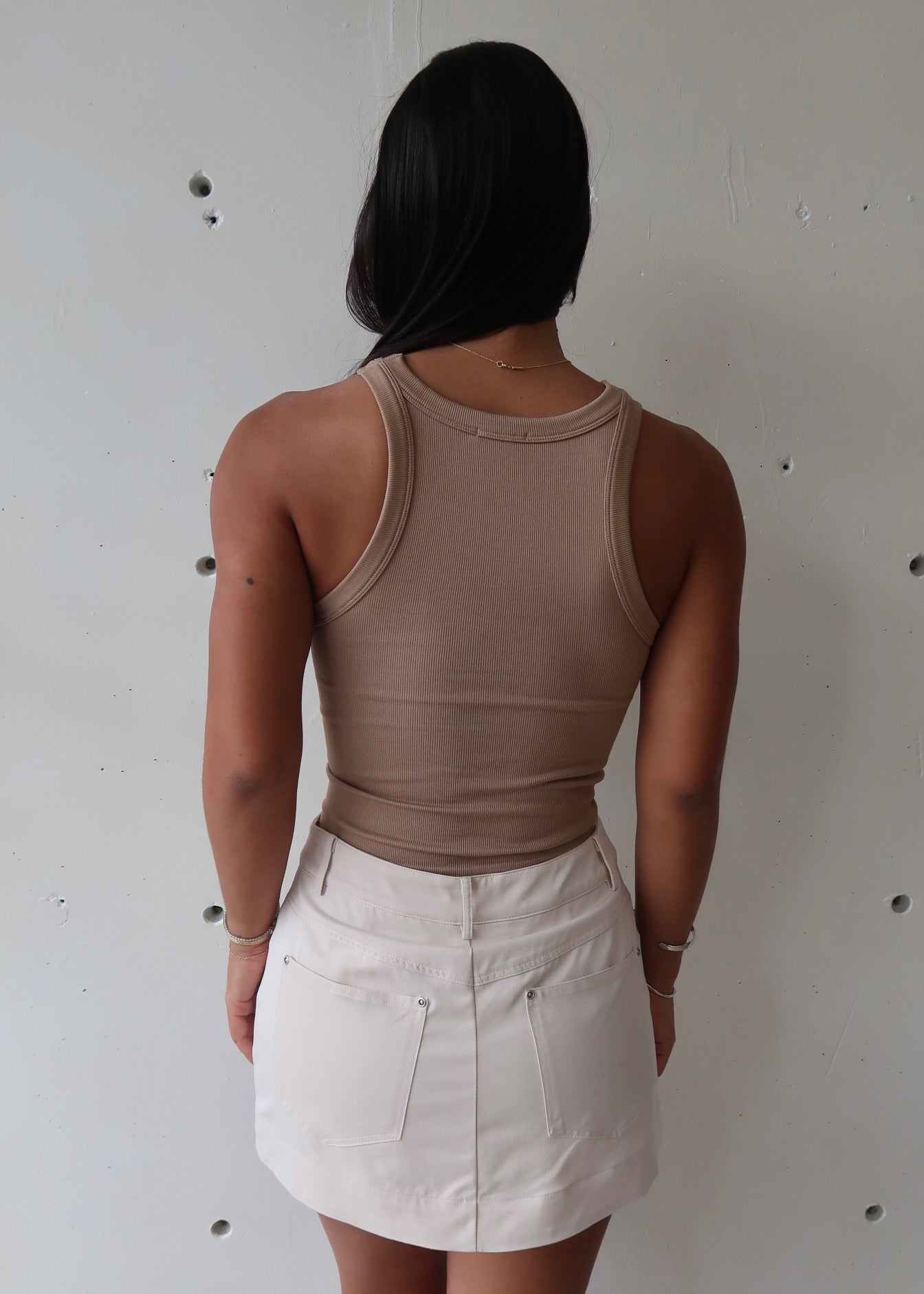 Haley Basic Top - Nude - Morena Lucía