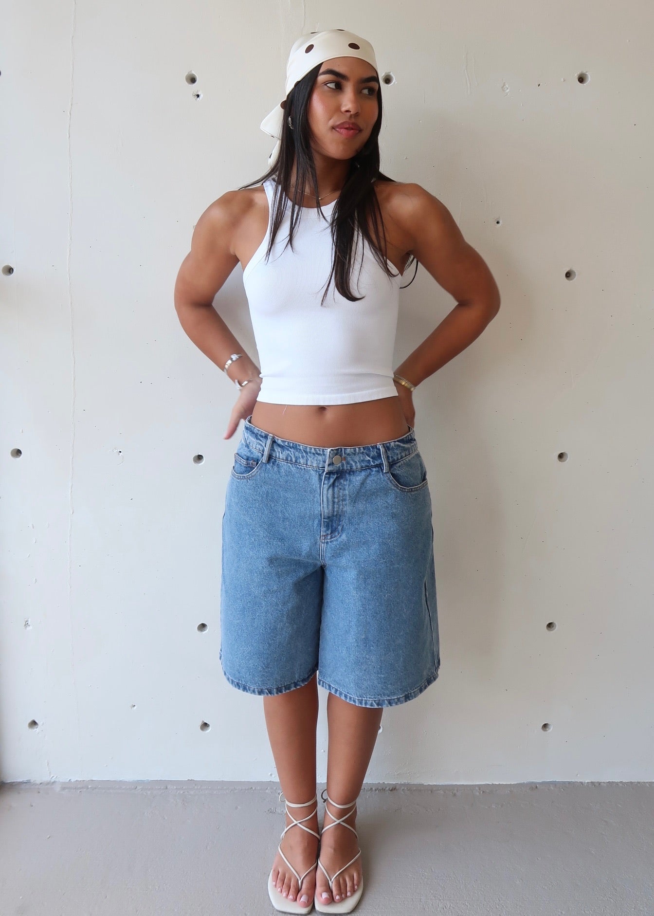 Haley Basic Top White - Morena Lucía