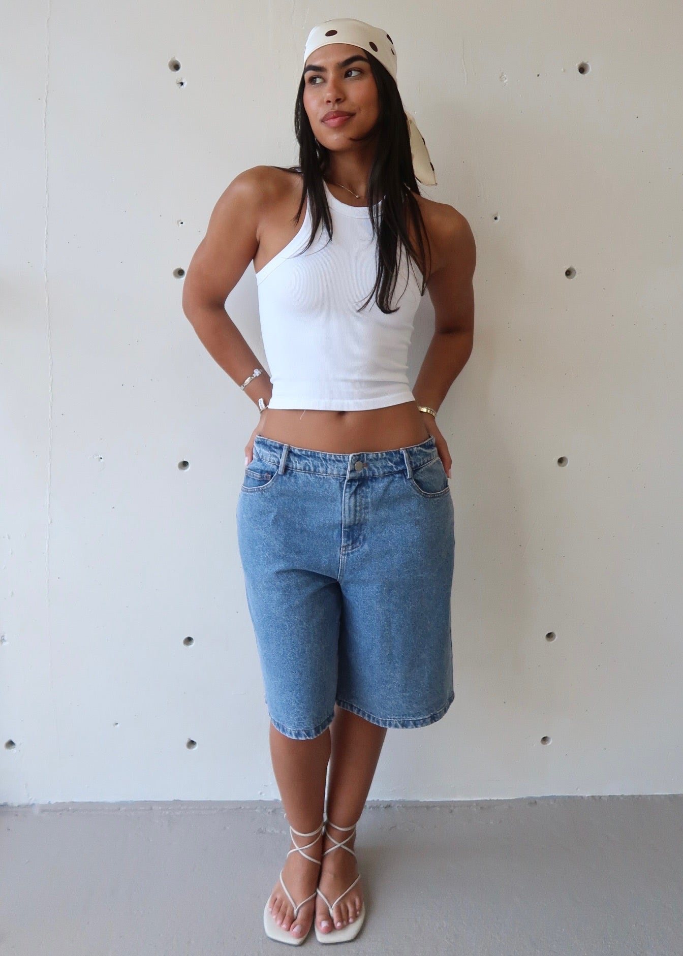 Haley Basic Top White - Morena Lucía