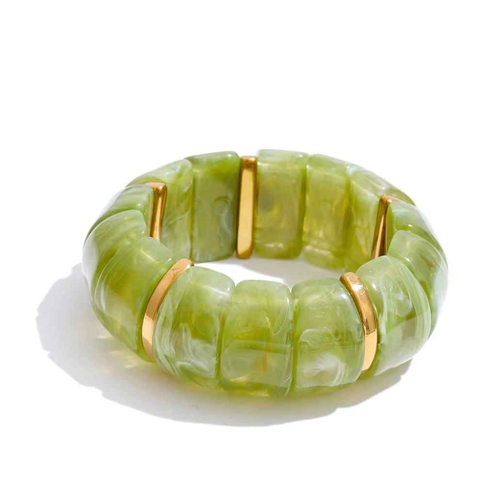 Elia Bangle - Green - Morena Lucía