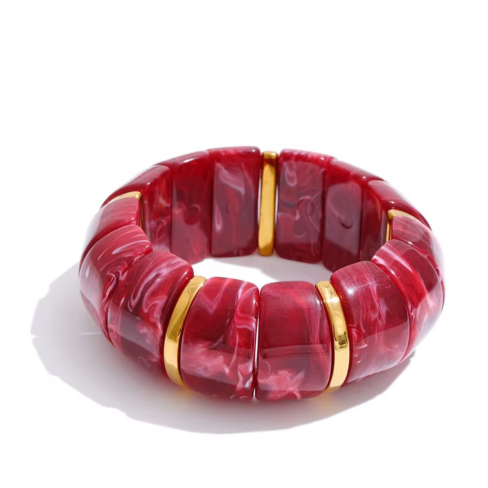 Elia Bracelet - Cherry - Morena Lucía