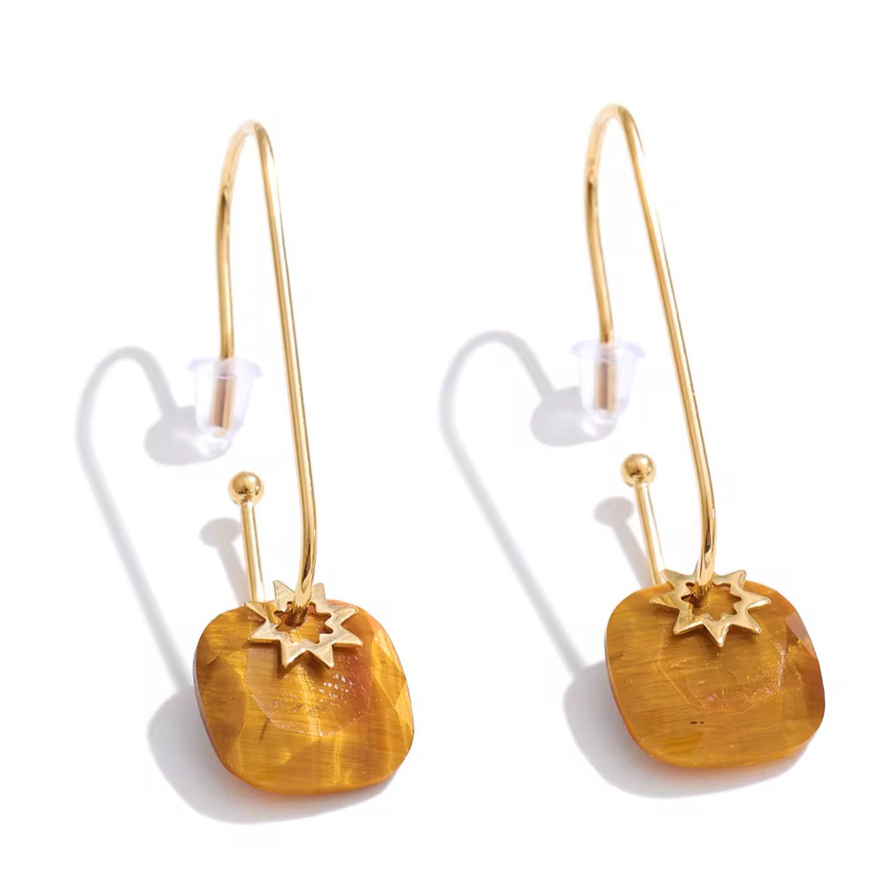Anya Earrings - Brown - Morena Lucía