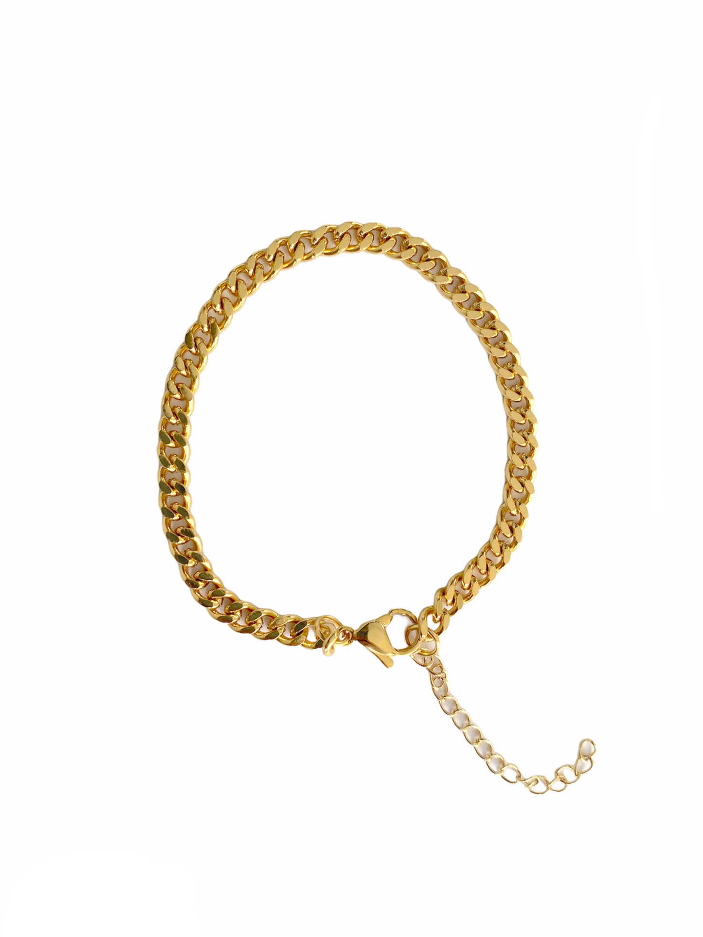thin cubana bracelet - Morena Lucía