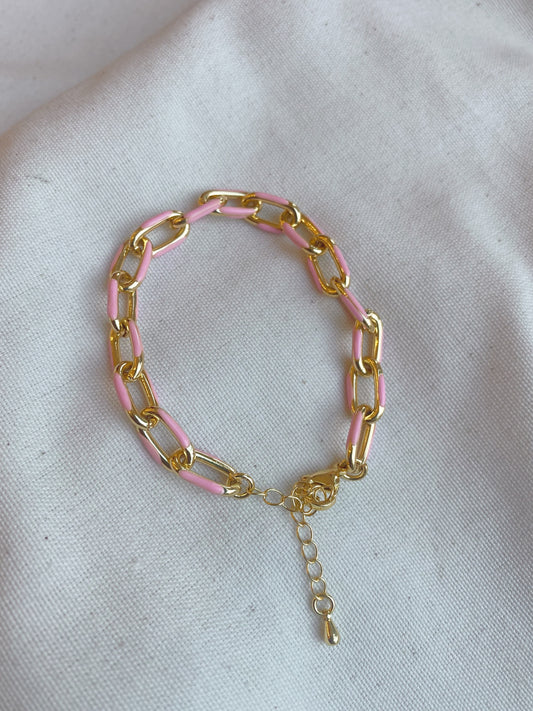 pinky link bracelet - Morena Lucía