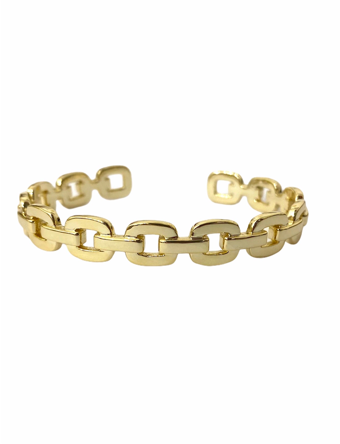 chain square bangle - Morena Lucía